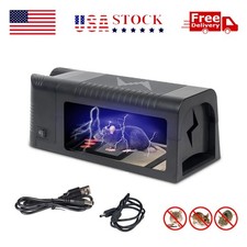 Upgraded Electronic Mouse Trap Control Kill Big Rat Pest Electric Rodent Zapper picture