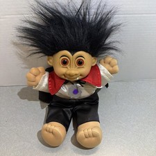 Vintage Russ Troll Doll 90s Dracula Vampire Halloween Retired 12