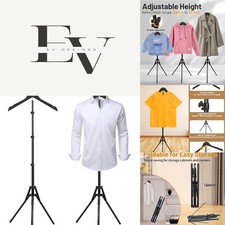 360° Rotatable Clothing Display Stand, Adjustable 32-63 Inch T-Shirt Mannequin picture