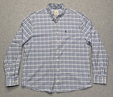 Johnnie-O Shirt Mens XL Hangin Out Plaid Long Sleeve Button Down Preppy Golf picture