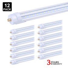 12 Pack 65W T8 8FT FA8 Single Pin Led Tube Light Bulbs 8' Led Shop Light 6000K picture