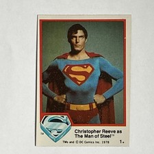 1978 Dc Comics Christopher Reeves as the man of steel #1 picture