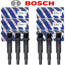 6x OEM BOSCH Ignition Coil Set W/ Connector Boot For BMW 5 6 7 x5 x6 0221504470 picture