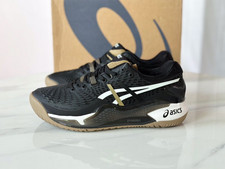 Asics Gel Resolution 9 black Men's Breathable Comfort Shoes picture