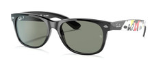 Ray Ban Sunglass Disney Mickey New Wayfarer RB2132 6446  55mm Black Polarized picture