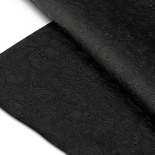 Tooled Faux Leather Western Embossed Vinyl - Fabric By The Yard picture