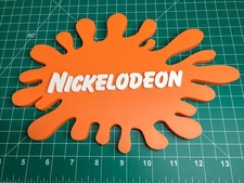 3D Printed XL Nickelodeon Splat 90s Logo Sign Display Fan Art picture