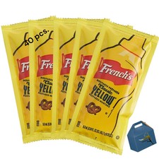 French's Classic Yellow Mustard Portion Packet Single Serve 40 Pcs 7 Gr picture
