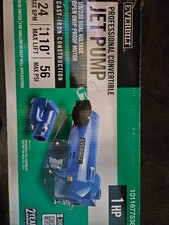 Everbilt 1 HP Professional Convertible Jet Pump NEW OPEN BOX picture