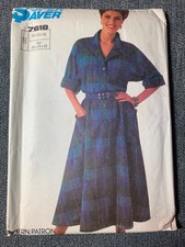 Simplicity Misses Dress Sewing Pattern Size 10 12 14 7618 - uncut picture