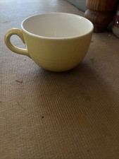  MCM 1970’s Vintage US Ceramic Sunshine Yellow Coffee Mug/ Tea Cup Set Of Three  picture