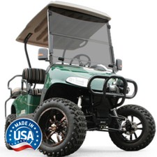 Tinted Fold Down Golf Cart Acrylic Windshield for E-Z-GO RXV Carts 2008 -2023 picture