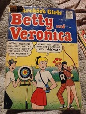 Archie’s Girls Betty And Veronica 31 Silver Age Headlight Sexual Innuendo C 1957 picture