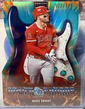 Topps 2026 Bowman Power Chords Mike Trout Angels #PC-24 Aqua Refractor /125 picture