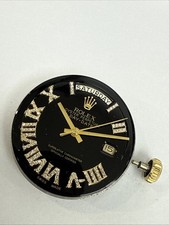 Rolex 1556 Non Quick Set Complete Movement Dial Crown Perfect Working Condition picture