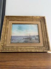 Paul Pascal French Landscape Painter Mediterranean Coast with Gouache 1887 picture