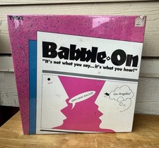 New/Sealed VINTAGE Tyco BABBLE ON Board Game 1992 Family Group Party Game Adult picture