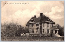 Postcard IA Primghar Iowa G.W. Schee's Residence Home IA02 picture