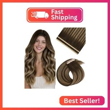 GOO GOO Tape In Weft Hair Extensions, Invisible Genius Weft Home DIY 2pcs picture