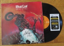 American Musician MEAT LOAF signed 1977 BAT OUT OF HELL Record Album JSA CN60195 picture