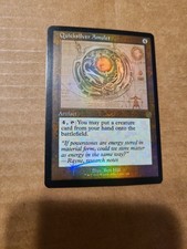 1x Schematic FOIL Quicksilver Amulet #108 MTG Retro Artifact The Brothers War NM picture