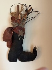 Moses Allen Primitive Witch’s Boot 14” Tall picture