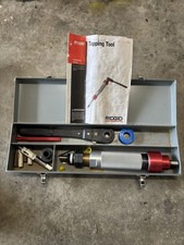 RIDGID RT1000 Tapping Tool Pipe Hot Tap Kit Ratchet Case Accessories UNTESTED picture