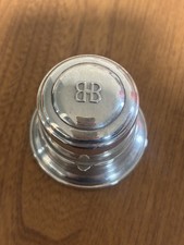Vintage Birks Sterling Silver Ring Box – Hinged Black Velvet Jewelry  picture