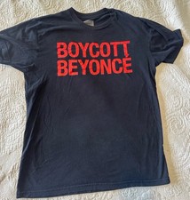 Official Beyonce Formation World Tour 2016 Merch Boycott Beyoncé Tee  Sz M picture