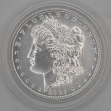2021 CC Privy Mark Morgan Dollar w US Mint OGP - Box & COA - Carson City picture