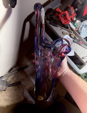 Adam Jablonski Hand Blown Art Glass 3 authentic pieces stamped and official picture