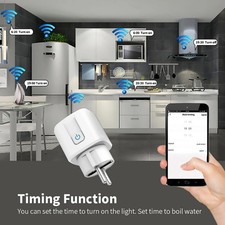 EU WiFi Smart Plug 16A 20A Smart Socket Alexa Google Home Tuya Smart Life picture