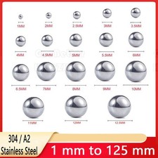 A2 Stainless Steel Ball Bearings 1mm 2mm 3mm 4mm 5mm 6mm 8mm 9mm 10mm to 125mm picture