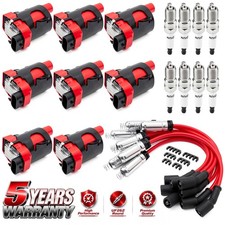 UF262 Tune Up Kit Ignition Coil & Spark Plug & Wire For Chevy GMC 4.8L 5.3L 6.0L picture