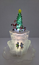 2011 AVON Holiday Christmas Frosty Pals Light Up Fountain Decor. READ NOTE picture