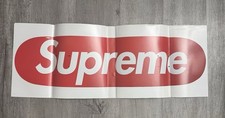Supreme Rizzoli Book Slipcover Sleeve Poster Red Box Logo Skateboard 11x32 picture