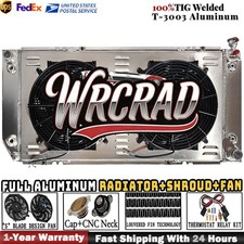 Radiator+Shroud Fan+Relay For 1988-00 Chevy/GMC C/K Truck 1500 2500 3500 5.7L V8 picture