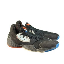 Adidas Harden Vol 4 Core Black Solar Red Blue Basketball Shoes F97187 Mens 12 picture