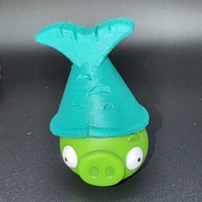 Angry Birds Mattel CUSTOM Piglantis Fish Tail Hat Accessory READ picture
