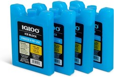 Igloo MaxCold Ice Block 4 Pack Reusable Cooler Ice Packs Small Camping Picnic picture