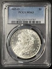 1885-O Morgan Silver Dollar — PCGS MS63 picture