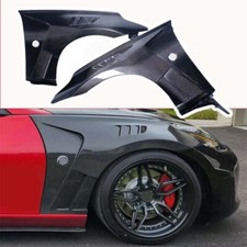 Carbon Fiber Front Side Fender Panel Replace for Nissan 370Z Z34 2009-2021 picture