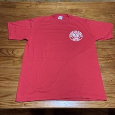 Vintage 99s Old Colony Boy Scouts Reservation Single Stitch Camp Shirt L JERZEES picture