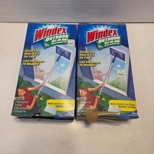Lot of 2 Windex Outdoor All-in-One Window Glass Cleaning Starter Tool Kits NIOB picture