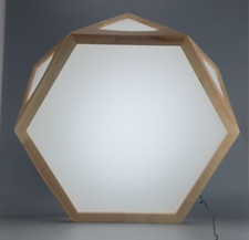 Hiboitec Therapy Lamp Sunrise Sensation Day Bright Light Therapy Large Lamp Wood picture