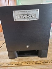 Yamaha YST-SW215 Powered Subwoofer 95W RMS Black RCA Auto Standby A3 picture