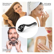 540 Titanium Needles Derma Roller for Beard Growth Hair Regrowth Face Skin Care picture