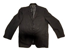Vintage 50s Penneys Town Clad Suit Jacket Union Made 3 Button Sack Coat Ivy Rock picture