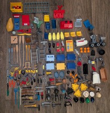 Playmobil Mixed Accessory Parts Lot - Medieval Armor, Weapons, Airport, Police,  picture