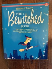 The Bewitched Book Herbie J Pilato 1992 1st Printing RARE Blue Cover Vintage TV picture